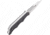 SOG Specialty Knives &amp; Tools Instinct Mini Fixed Blade Knife, 1.9in, 5Cr15MoV Blade, Clip Point, Black, Silver, Stainless Steel and G10 Handle, Silver, SOG-NB1002-CP