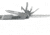 SOG Specialty Knives &amp; Tools PowerAccess Deluxe Multi-Tool, Stainless Steel Blade, Stone Wash Finish, Grey/Grey, SOG-PA2001-CP