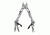 SOG Specialty Knives &amp; Tools Sync II Multi-Tool, Bead Blast, SN1011-CP