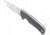 SOG Specialty Knives &amp; Tools TELLUS FX Knife, 4.2in, CRYO 440C Stainless Steel, Full Tang, Fixed Blade, Glass-Reinforced Nylon Handle, Olive Drab, Wolf Gray, 17-06-02-43