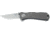 SOG Twitch I Knife w/ SE Fold 2in. Steel Blade and Anodized Alum. Handle, Satin Finish, Graphite TWI7-CP