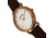 Sophie And Freda Budapest Leather-Band Watch, Brown, One Size, SAFSF5004