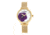 Sophie And Freda Raleigh Mother-Of-Pearl Bracelet Watches w/Swarovski Crystals - Women's, Purple, One Size, SAFSF5704