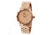 Sophie And Freda SF3202 Lancaster Ladies Watch, Rose Metal Band, Rose Diamond Encrusted Case, Rose Face SAFSF3202