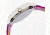 Sophie And Freda SF3208 Lancaster Ladies Watch, Purple Leather Band, Silver Diamond Encrusted Case, Purple Face SAFSF3208