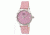 Sophie And Freda SF3209 Lancaster Ladies Watch, Pink Leather Band, Silver Diamond Encrusted Case, Pink Face SAFSF3209