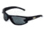 Sos Wraps / Slasher Polar Sunglasses, Metallic Black Frame, Smoke Lens