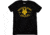 Southern Grind Jackal Emblem Tee, Black/Yellow Logo, Small SG98110041
