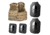 USED Spartan Armor Systems Spartan Armor/Sentinel Plate Carrier and AR550 Level III Body Armor Package, Base Coat, Multi-Cam, Adjustable, SAS-PKG500-STNL-MC-KIT, EDEMO1