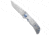 Spartan Blades Spartan Blades Harsey MagnaCut Folder Frame Lock Knife Dot Matrix 4" SW, Gray/Blue, CPM MagnaCut, adult, BHQ-221502