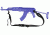Specter Gear 2 Point Tactical Sling, AK-47 folding stock, w/ ERB - Black