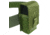 Specter Gear Belt Mounted Double 20 rd. Mini-14 5.56mm, Flapped Magazine Pouch, Fits up to 2in Wide Belts, OD Green, 1185 OD