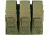 Specter Gear Triple Universal Pistol Magazine Pouch for 2 &amp; 2.25in Duty Belts - OD Green
