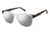 Sperry Top-Sider CRYSTAL COVE Sunglasses - Frame CRYSTAL/HAVANA, Lens Color Silver Flash, Size 54/18mm SPCRYSTALCOVE01