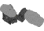 Spuhr Aimpoint T-2/Comp M5 Magnifier Mount, 39mm, Black, RDF-20153K