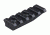 Spuhr Picatinny Rail - Height 10 mm/0.40in/Length 55mm/2.16in, Black, 2 Hole 1006821