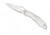 Byrd by Spyderco Cara Cara 2 Folding Knife, 95 mm, Stainless Steel Partially Serrated Blade, Stainless Steel Handle, BY03PS2