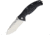 SRM Knives SRM 1006 Linerlock, 4.88in Closed, 3.5in Satin 14C28N Sandvik SS Drop Point, Black Sculpted G10 Handle, Thumb Stud, Pocket Clip, Glass Breaker, K926