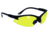 SSP Eyewear Bullchukar Sportsman Hunting Glasses, Black Frame, European Yellow Anti-Fog Lens 011711950638