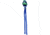 SSP Eyewear Cord 1 Nylon Two-Tone Retainer, Blue/Black, CORD1 BLU/BLK