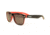 Stage Rebel Sunglasses Black Frame Red Accent, Smoke Lens STG8001BR