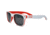 Stage Rebel Sunglasses White Frame Red Accent, Smoke Lens STG8001WR