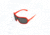 Stage Roadie Sunglasses Red Frame Mirror Smoke Lens STG2973R