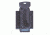 STALLION LEATHER - 1" WIDE BELT KEEPER W/ SPARE KEY SLOT