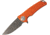 Stedemon DSG Linerlock Orange Smoke Folding Knife,3.625in,Drop Point,Orange,G10 Handle STEDSG06