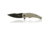 Steel Will Arcturus 3.75in Knife, D2 Steel Blade, G10 Fiberglass Laminate Handle, Black Blade/Tan Handle F55-06