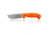 Steel Will Roamer Series Fixed Blade Knife,4.5in,9Cr18MoV Steel,Satin Blade,Orange TPE Handle, R345-1OR