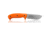 Steel Will Roamer Series Fixed Blade Knife,4.5in,9Cr18MoV Steel,Satin Blade,Orange TPE Handle, R345-1OR