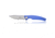 Steel Will Shaula F61-11 Folding Knife, 3.4in, D2 Steel, Stainless Steel Blade, Blue, G10 Handle, F61-11