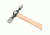 Steelex 4 oz. Cross Peen Hammer w/ Long Hickory Handle D2670
