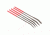 Steelex 5 Pc. Extra-Fine Curved Needle Nose File Set, 5 Different Profiles, 1/8 in. Shank, Mini, 5.5 in. Long D2865