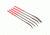 Steelex 5 Pc. Extra-Fine Curved Needle Nose File Set, 5 Different Profiles, 3/16 in. Shank, Medium, 6.25 in. Long D2866