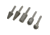 Steelex 5 Pc. Rotary Rasp Set, Five Different Shaping Profiles D2257