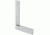 Steelex Hardened Tempered Steel Precision Square, Polished, 4 in. Blade Length, 3 in. Beam Length D3383