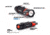 STKR Concepts BAMFF 8.0- 800 Lumens Rechargeable Dual LED Flashlight, Black/ Red, 00341