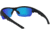 STNGR Hi-Speed Ballistic Sunglasses, Matte Black/Blue, Medium/Large, JC-TI3P-N1IN