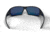 STNGR Ridge Ballistic Sunglasses, Matte Black/Blue Mirror, Large, LC-43O4-RW0G