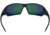 STNGR Ridge Ballistic Sunglasses, Matte Black/Green Mirror, Large, OS-YN4Z-7TE8