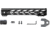 STNGR RPTR M-Lok Free Float Handguard for AR15/M4, Anodized Black, 13.5 in, 13RM