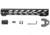 STNGR RPTR M-Lok Free Float Handguard for AR15/M4, Anodized Black, 15 in, 15RM