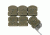 Stowaway Tools Tool Cap, Pudding Brown, Pack of 6, STW-302-BPB