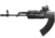 Strike Industries AK ReAR Sight Rail for Low Profile Optics, Black, One Size, SI-AKRR