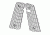 Strike Industries BMC 1911 PX-12 Pistol Grips Streamlined Pattern, Black, .27in SI-BMC-PX12