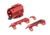 Strike Industries Gridlok Front&amp;Rear Sights, Red, One Size, 708747548846