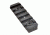 Strike Industries Link Rail Section 6 Slots Fits Most Keymod and M-LOK Version Mounting Surfaces, Black SI-LINK-RS-6-BK