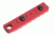 Strike Industries Link Rail Section 7 Slots-QD Featured Can Fit Most Keymod and M-Lok Version Mounting Surfaces, Red SI-Link-RS-7-QD-RED